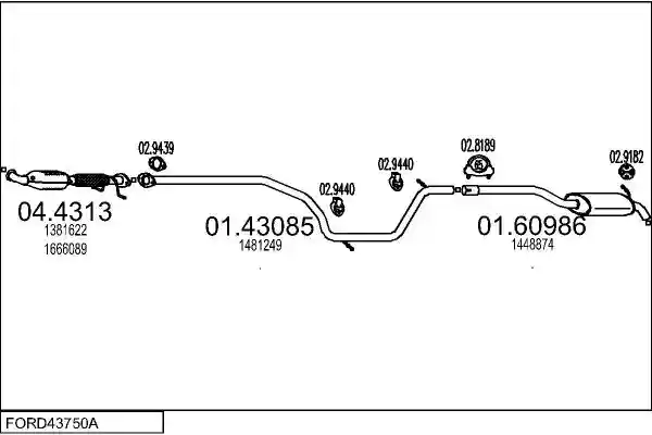 MTS FORD43750A005614