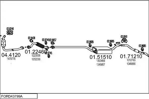 MTS FORD43799A018934