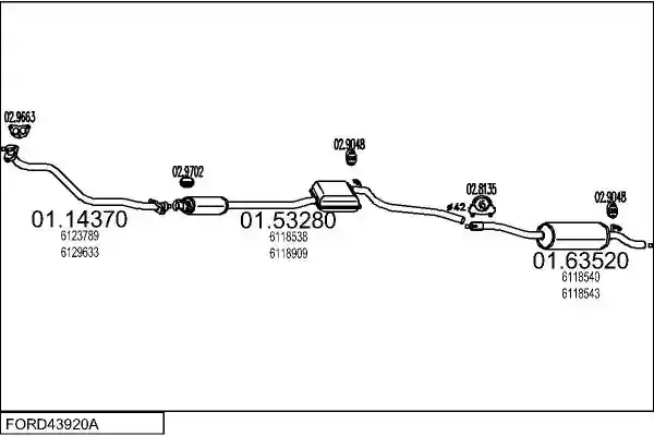 MTS FORD43920A001534
