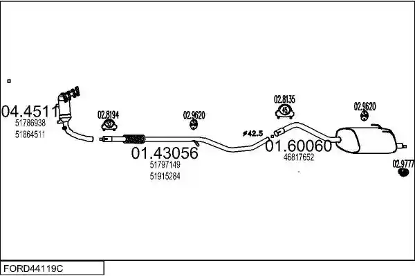 MTS FORD44119C030839