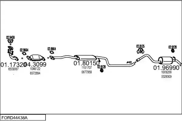 MTS FORD44438A006092