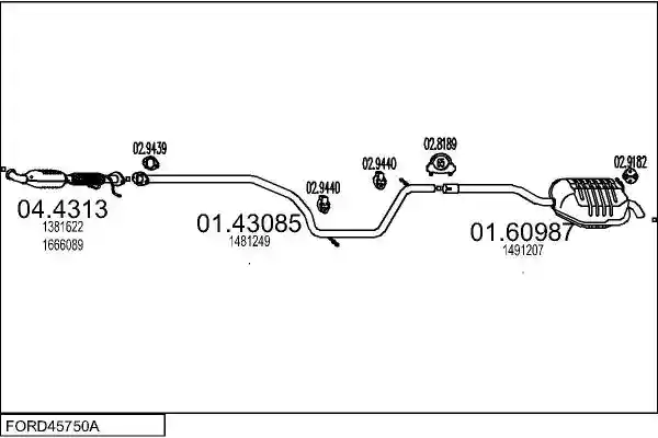 MTS FORD45750A019440
