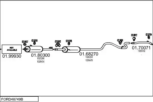 MTS FORD48749B008762