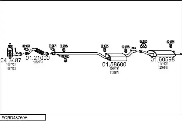 MTS FORD48760A010040