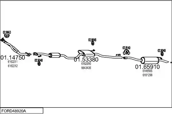 MTS FORD48920A000747