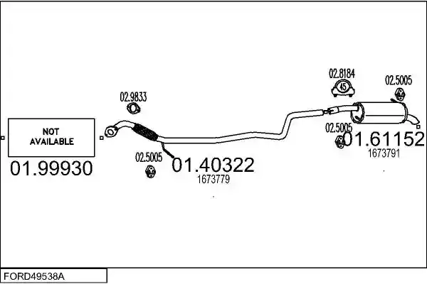 MTS FORD49538A134492