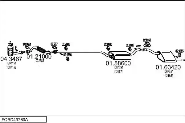 MTS FORD49760A009899