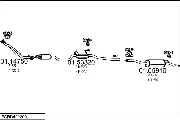 MTS FORD49920A001528