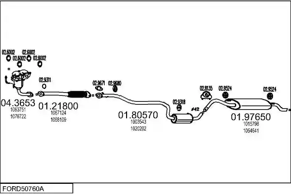 MTS FORD50760A005416