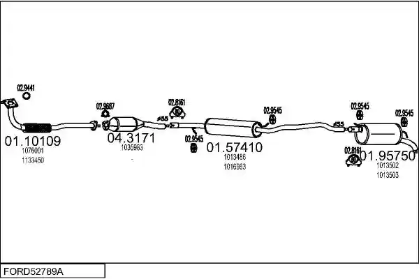 MTS FORD52789A004715