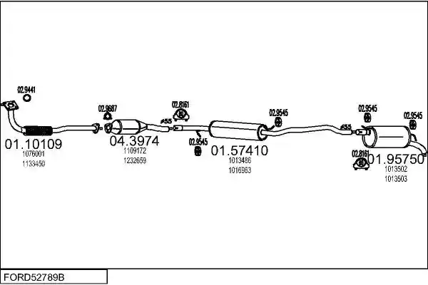 MTS FORD52789B004715