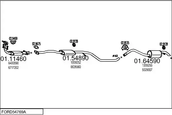 MTS FORD54769A001095
