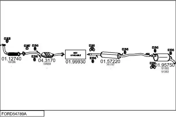 MTS FORD54789A004715