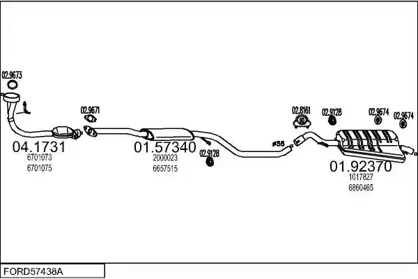 MTS FORD57438A012381