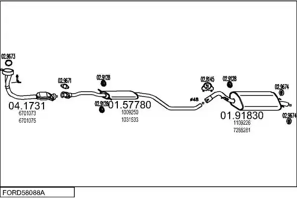 MTS FORD58088A012384