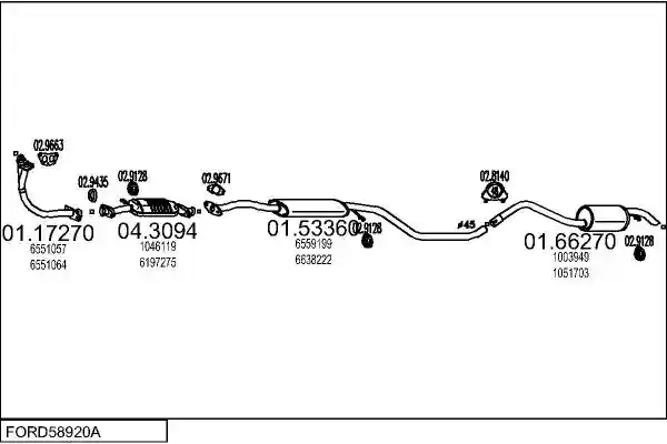MTS FORD58920A015289
