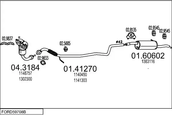 MTS FORD59708B018692