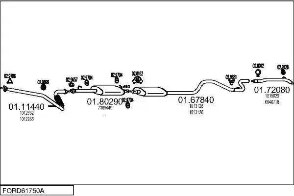 MTS FORD61750A005286