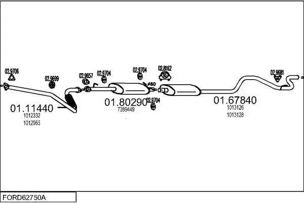MTS FORD62750A005286