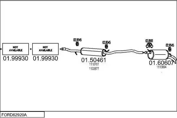 MTS FORD62920A014796