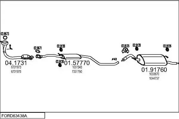 MTS FORD63438A005189