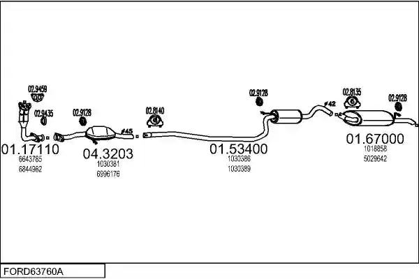 MTS FORD63760A001078