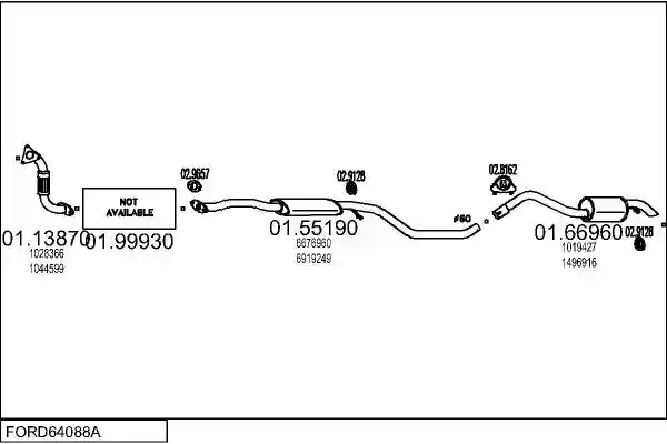 MTS FORD64088A012438