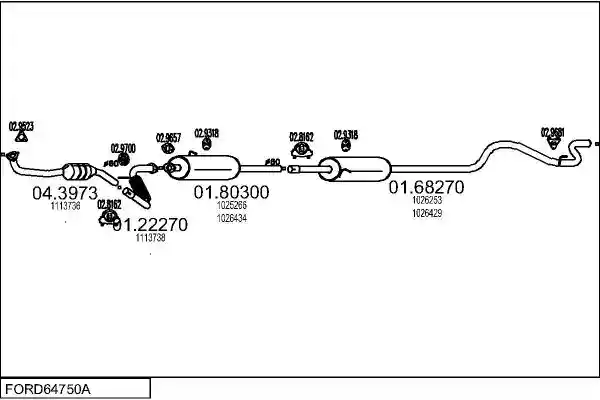 MTS FORD64750A003905