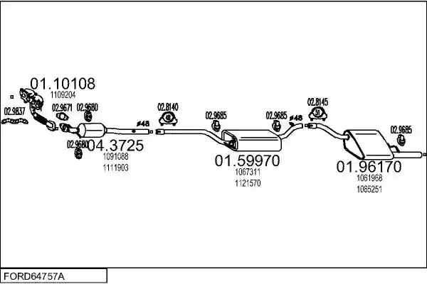 MTS FORD64757A132338