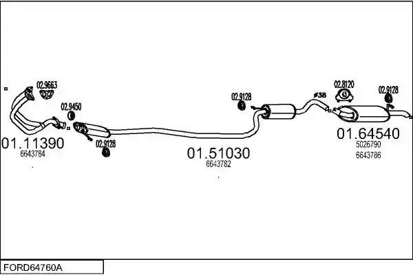 MTS FORD64760A009659