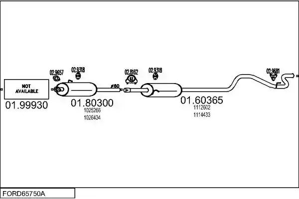MTS FORD65750A003905