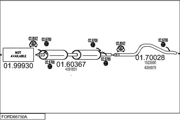 MTS FORD66750A014848