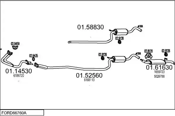 MTS FORD66760A001071