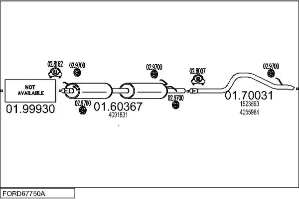 MTS FORD67750A014848