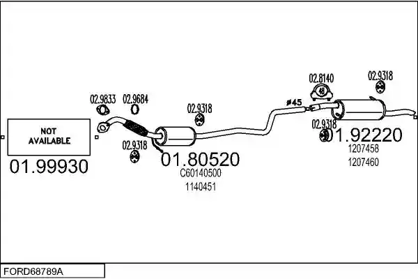 MTS FORD68789A016625