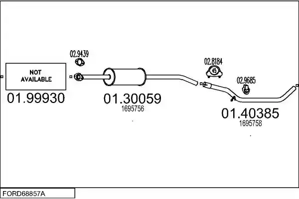 MTS FORD68857A000060