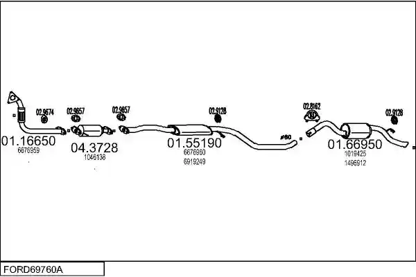 MTS FORD69760A001308