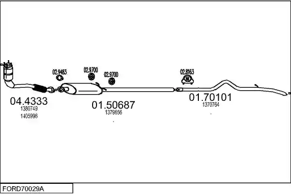 MTS FORD70029A029967