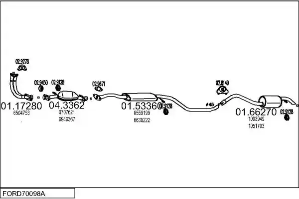 MTS FORD70098A005184