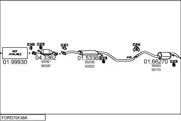 MTS FORD70438A012435