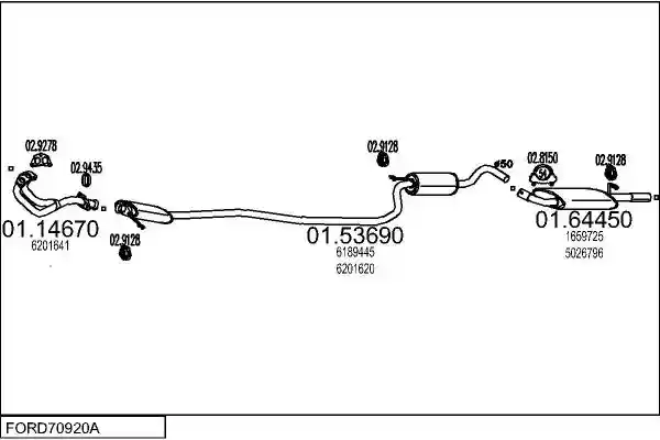 MTS FORD70920A001081