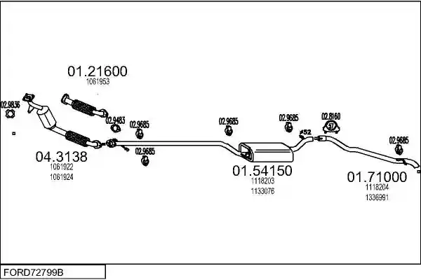 MTS FORD72799B014485