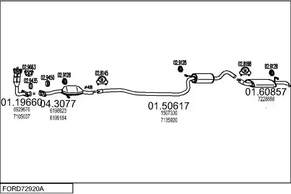 MTS FORD72920A027100