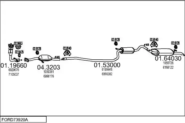 MTS FORD73920A027100