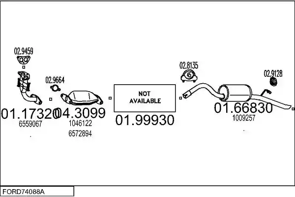 MTS FORD74088A001088