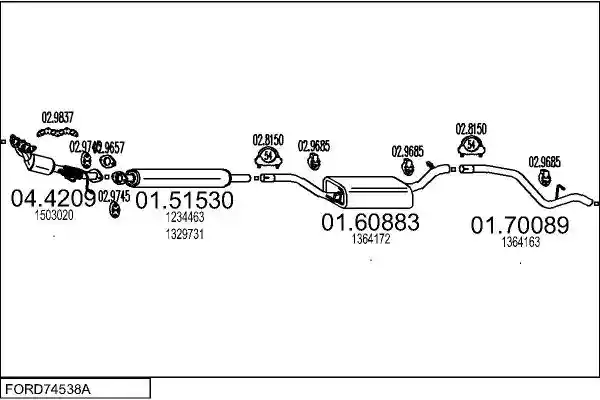 MTS FORD74538A134485