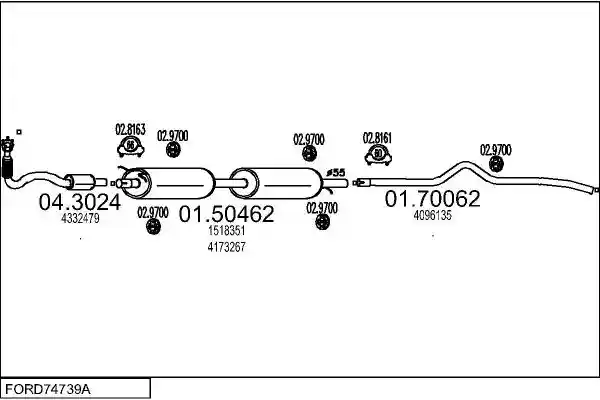 MTS FORD74739A016098