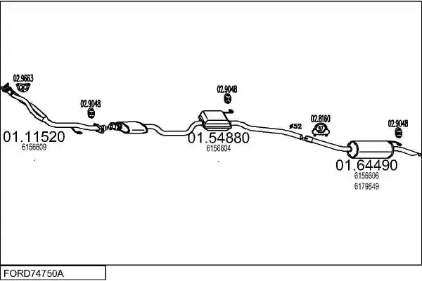 MTS FORD74750A001531