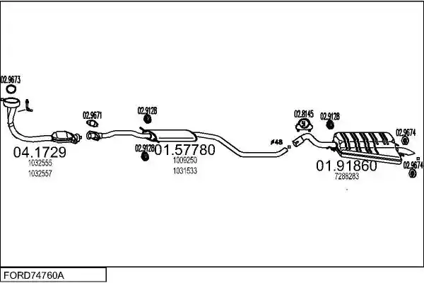 MTS FORD74760A012383