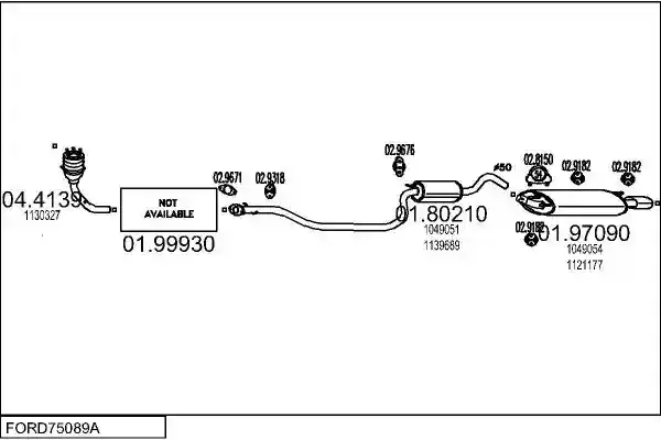 MTS FORD75089A016032